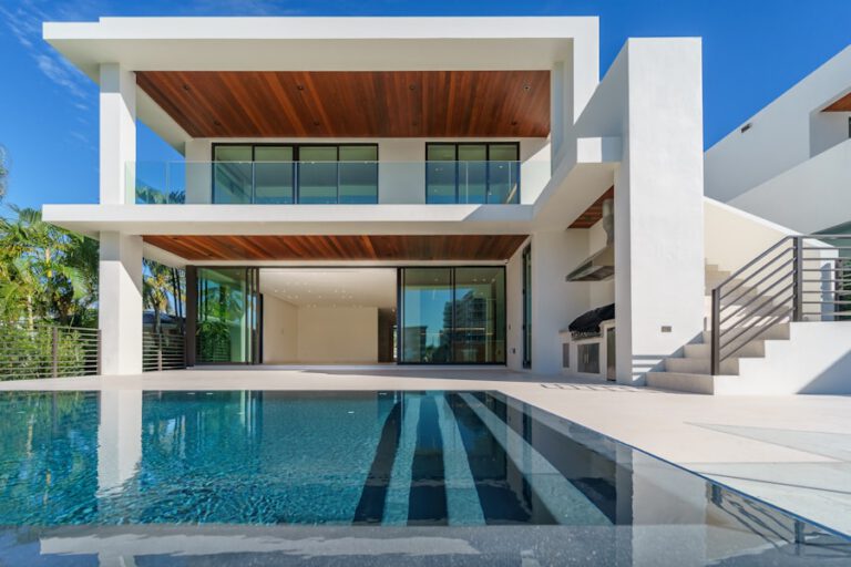 Luxury beachfront villa with infinity pool