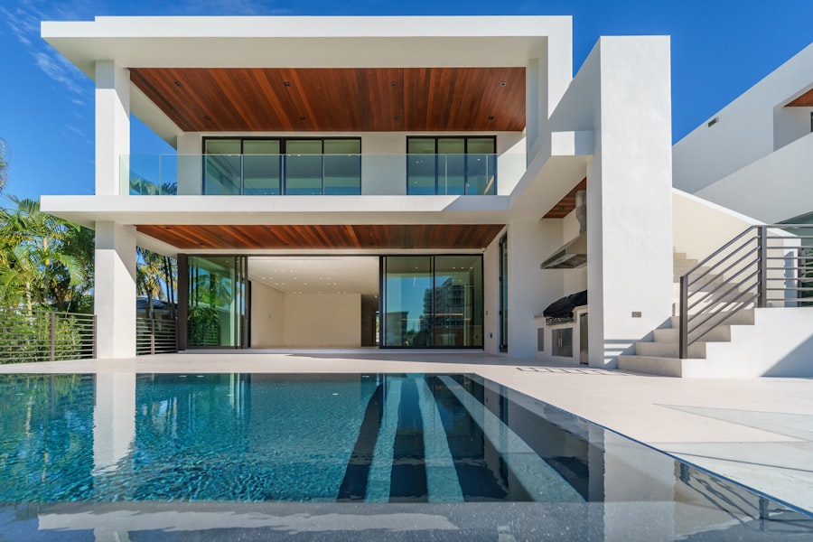 Luxury beachfront villa with infinity pool